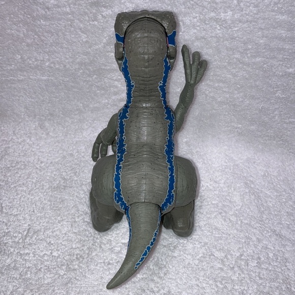 Jurassic World Primal Pal Blue Dino Rivals Dinosaur Figure TESTED & WORKS - Picture 6 of 9
